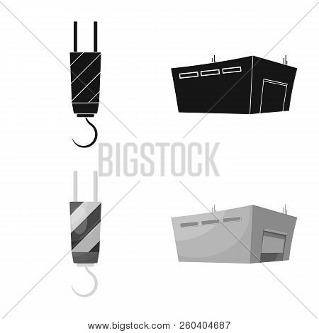 Vector Illustration Of Goods And Cargo Icon. Set Of Goods And Warehouse Vector Icon For Stock.
