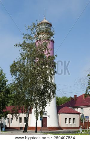 Old Lighthouse In Baltiysk (ex-pillau). Kaliningrad Region. Russia