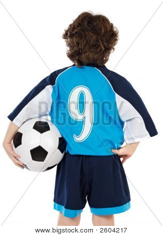Futbol topu ile çocuk