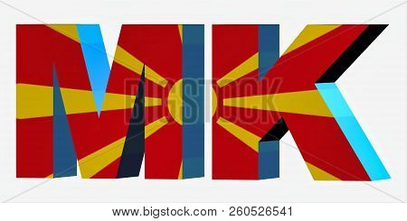 3d Standard Country Code Letters - Abbreviation Standart Code - Macedonia (fyrom)