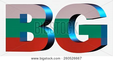 3d Standard Country Code Letters - Abbreviation Standart Code - Bulgaria