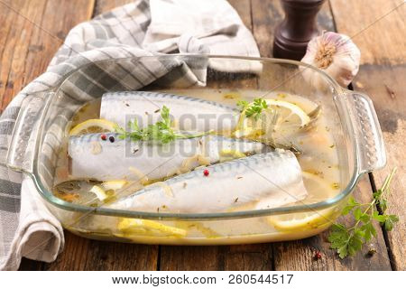 maquereau fish with wine