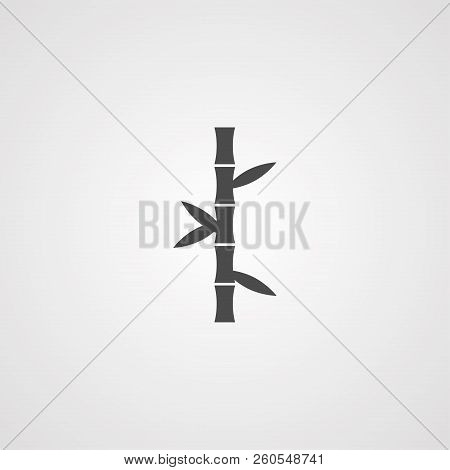 Bamboo Plant Outline Icon. Linear Style Sign For Mobile Concept And Web Design. Indian Cane Simple L