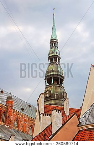 Church Of St. Peter (st. Peter's Church, Petrikirche) Is One Of The Symbols And One Of The Main Sigh
