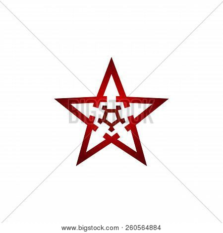 Star Direction Arrow Vector, Star Arrow Icon, Star Icon Color, Star Rating