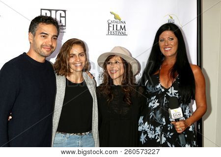 LOS ANGELES - SEP 26:  Ramon Rodriguez, Karina Silva, Rosie Perez, Steffanie Siebrand at the Catalina Film Festival - Opening Night at the Art Theater on September 26, 2018 in Long Beach, CA