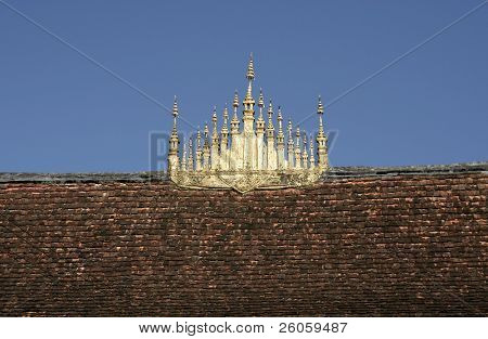 templet detaljer wat sean loung phabang laos