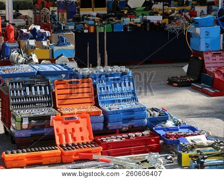 Hardware Shop With Many Tools For Sale