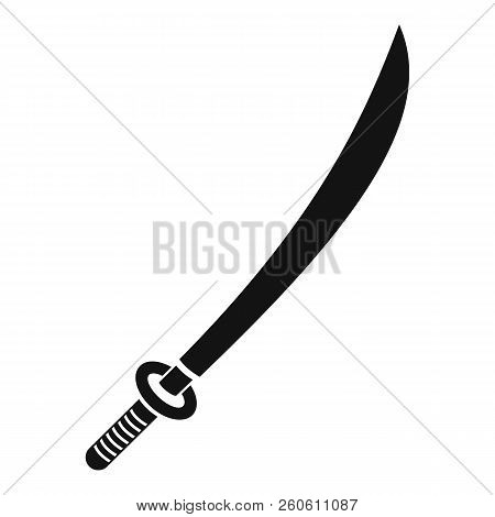 Katana Icon. Simple Illustration Of Katana Icon For Web