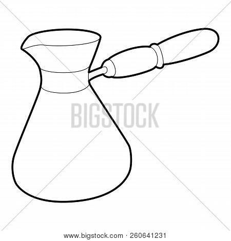 Cezve Icon. Outline Illustration Of Cezve Icon For Web