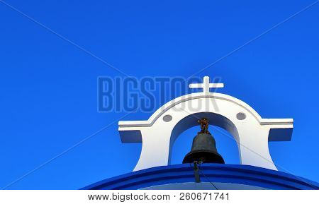 The Belfry Of Saint Nicholas Chapel Nea Artaki Euboea Greece - The Protector Of The Sailors