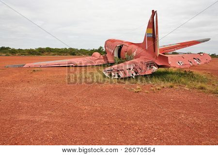 Alte abgestürzten Flugzeug in Canaima-Nationalpark, Venezuela