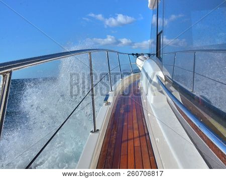 The Full Course Of The Yacht, The Whistling Of The Wind, The Spray Of Sea Water, The Risk Of Being O