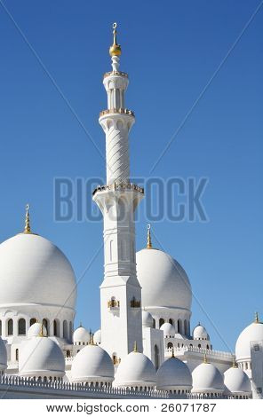 Moschea di Sheikh Zayed di Abu Dhabi, Emirati Arabi