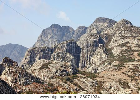 Bjergene til øen Socotra
