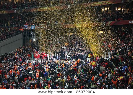 Joanesburgo - 11 de julho: Final no Estádio Soccer City: Espanha vs Holanda em 11 de julho de 2010 em Joh