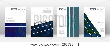 Abstract Cover. Breathtaking Design Template. Suminagashi Marble Geometric Poster. Breathtaking Tren