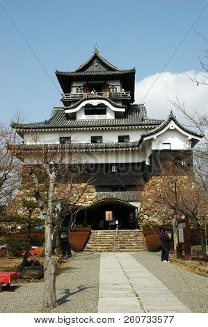 Inuyama, Japan-23 Apr, 2018: Inuyama Castle Is A Japanese Castle In The City Of Inuyama, Aichi Prefe