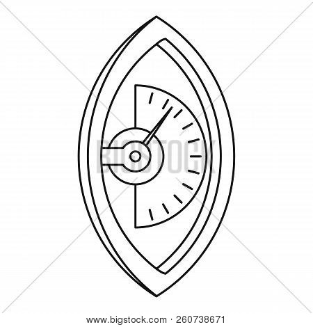 Hand Dynamometer Icon. Outline Illustration Of Hand Dynamometer Icon For Web