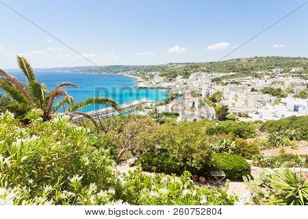 Apulia, Castro Marina, Italy - A Beautiful View Across The City Of Castro Marina