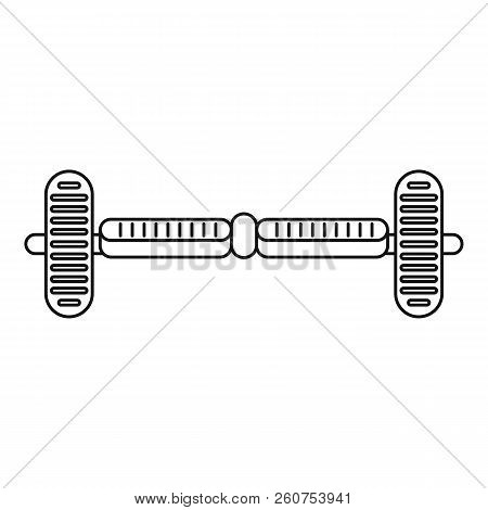Hover Board Gyro Pod Icon. Outline Illustration Of Hover Board Gyro Pod Icon For Web