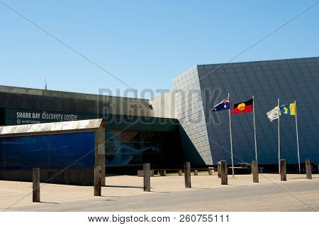 Denham, Australia - August 17, 2018: Shark Bay World Heritage Discovery & Visitor Centre