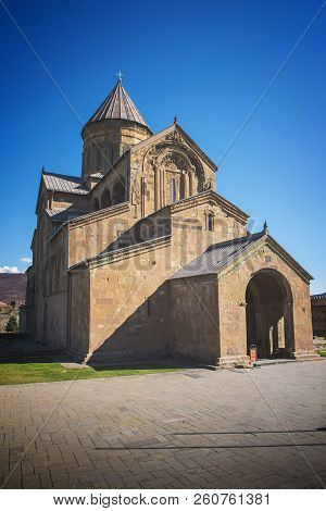 Svetitskhoveli Cathedral Is A Georgian Orthodox Cathedral Located In The Historical Town Of Mtskheta