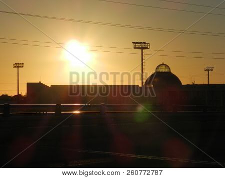 Sunset At The University Of Puerto Real (cádiz)