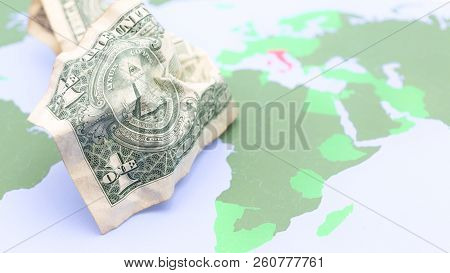 Concept Of Buy The Planet With Dollars