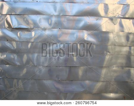 Meta Stainless Steel Texture Black Silver Textured Pattern Background.