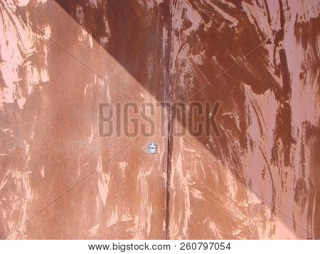 Rusted Metal Corrugated Metal Background.rusty Meta.old Metal Sheet Roof Texture
