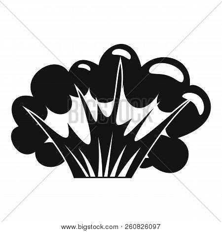 High Powered Explosion Icon. Simple Illustration Of High Powered Explosion Icon For Web