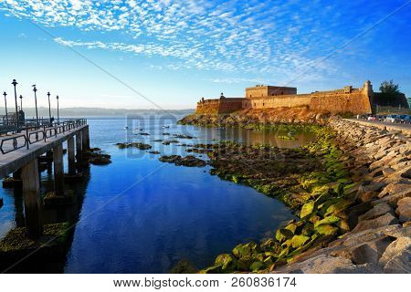 Castelo de San Anton in La Coruna of Galicia Spain
