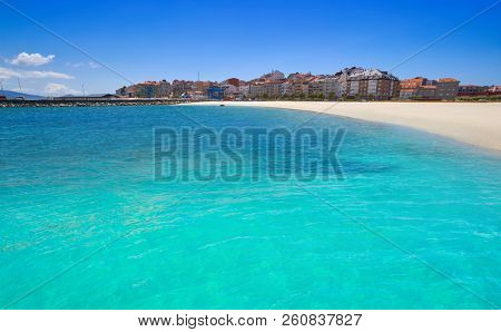 Portonovo Baltar beach in Pontevedra of Galicia in Sanxenxo also Sanjenjo