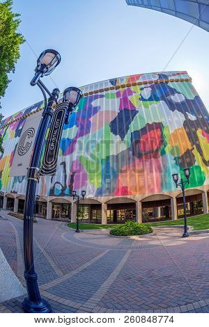 Crystal City, Arlington, Usa - September 6, 2018: An Urban Neighborhood Of South Of Downtown Washing
