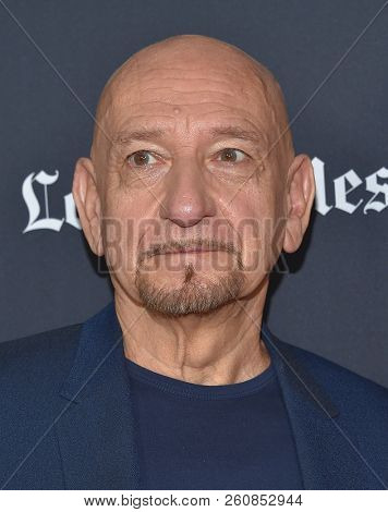 LOS ANGELES - SEP 28:  Sir Ben Kingsley arrives to the 'Nomis' World Premiere - LA Film Festival  on September 28, 2018 in Hollywood, CA                