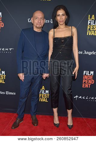 LOS ANGELES - SEP 28:  Ben Kingsley and Daniela Lavender arrives to the 'Nomis' World Premiere - LA Film Festival  on September 28, 2018 in Hollywood, CA                