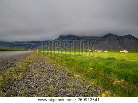 Iceland Landscape Ultra Long Exposure At Daylight