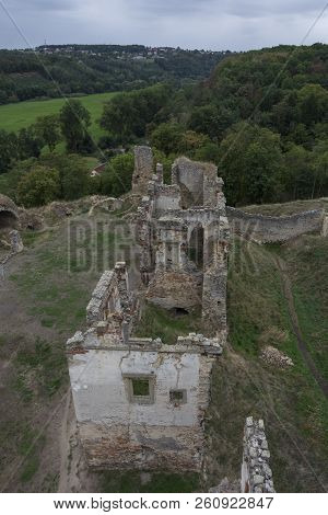 Look At Ruins Of Castle. Castle 