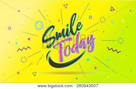 Smile Today Cover Vector Photo Free Trial Bigstock