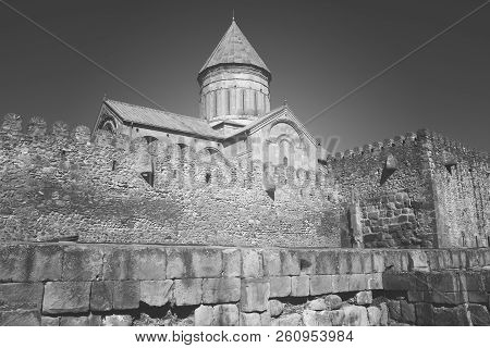 Svetitskhoveli Cathedral Is A Georgian Orthodox Cathedral Located In The Historical Town Of Mtskheta