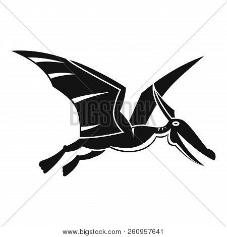 Pterosaurs Dinosaur Icon. Simple Illustration Of Pterosaurs Dinosaur Icon For Web