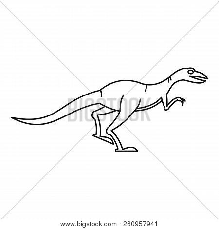 Velyciraptor Icon. Outline Illustration Of Velyciraptor Icon For Web