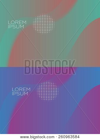 Smooth Abstract Colorful Backgrounds Set - Eps10 Background, Vector, Business,