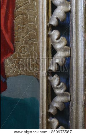 Restoration: Close Up Of A Painting Final Retouch