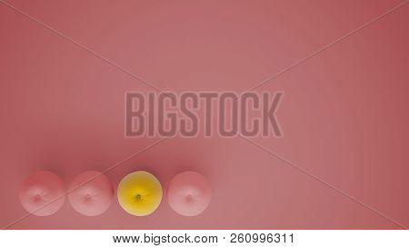 Outstanding Ogm Free Orange Contrasts With Pink Oranges On Pastel Background With Copy Space, Natura