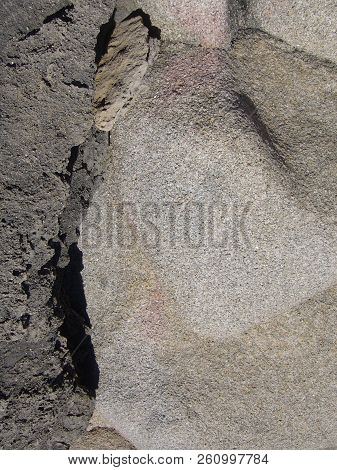 Granite Rocks Closeup, Stone Natural Texture Pattern