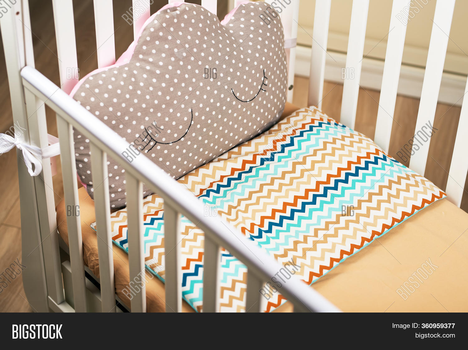 Empty Baby White Crib Image & Photo (Free Trial) Bigstock
