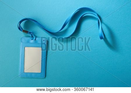 tag or card holder with landyard      