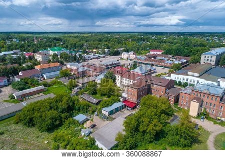 A View From The Heights Of The Ancient Provincial City Of Kashin On A July Day (aerial Photography).